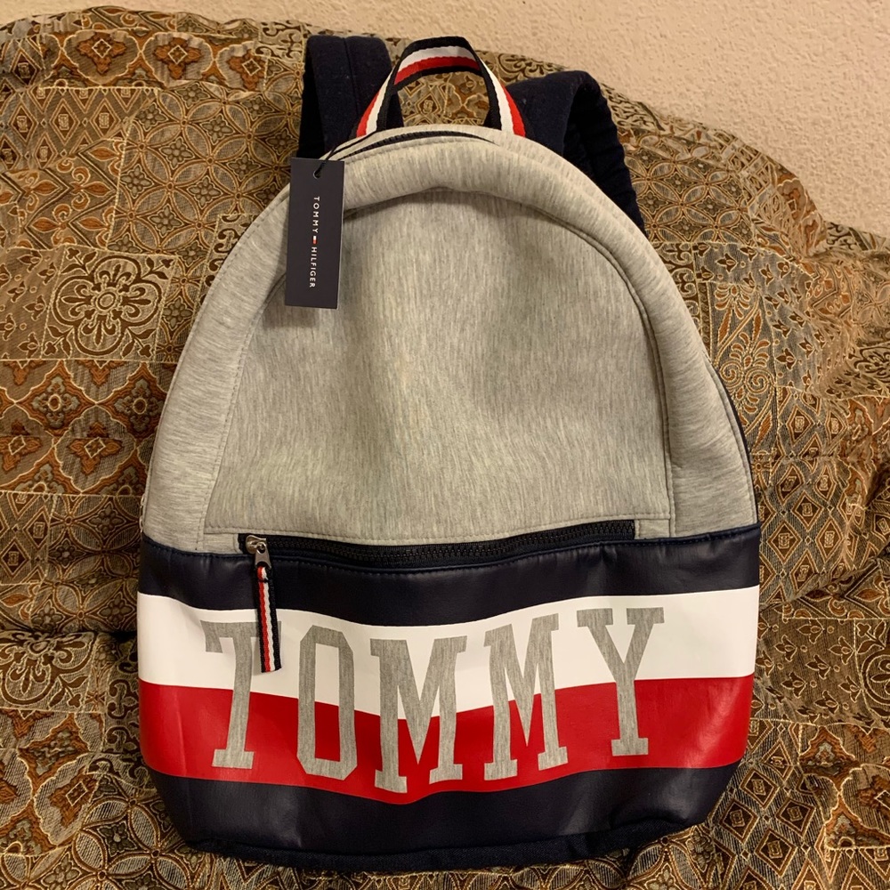 NWT Tommy Hilfiger Backpack Gray